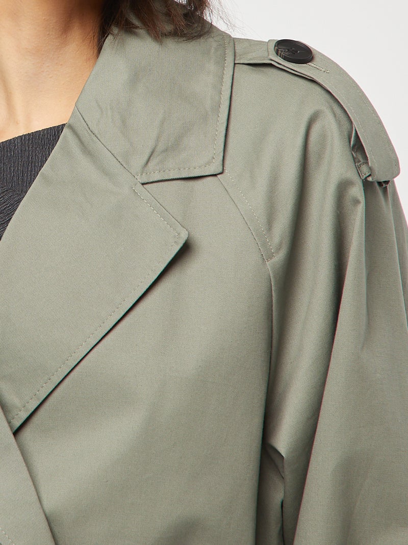 Trench corto VERDE - Kiabi