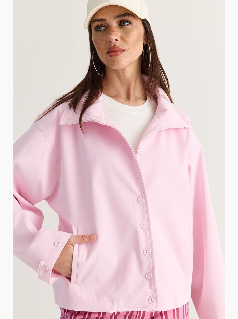 Trench da donna lucci Rosa chiaro - Kiabi