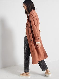 Trench fluido e lungo - Kiabi