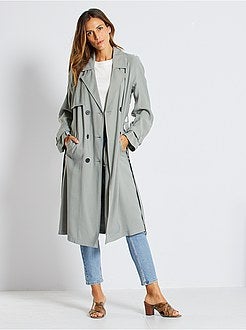 Trench fluido e lungo - Kiabi