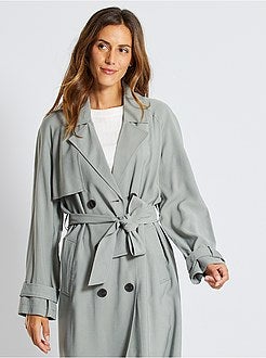 Trench fluido e lungo - Kiabi