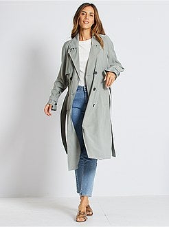 Trench fluido e lungo - Kiabi