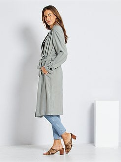 Trench fluido e lungo - Kiabi