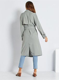 Trench fluido e lungo - Kiabi