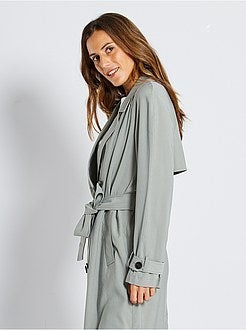 Trench fluido e lungo - Kiabi