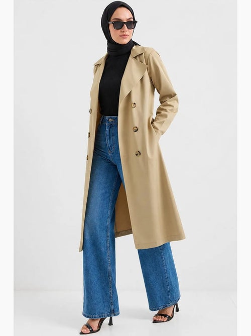 Trench lungo doppiopetto bdart - Kiabi Trench lungo doppiopetto bdart - Kiabi
