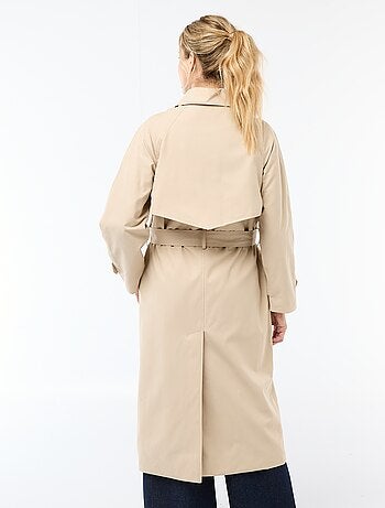 Trench lungo doppiopetto