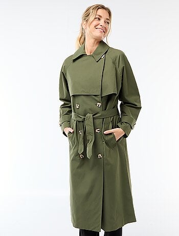 Trench lungo doppiopetto