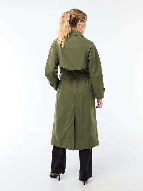 Trench lungo doppiopetto - Kiabi