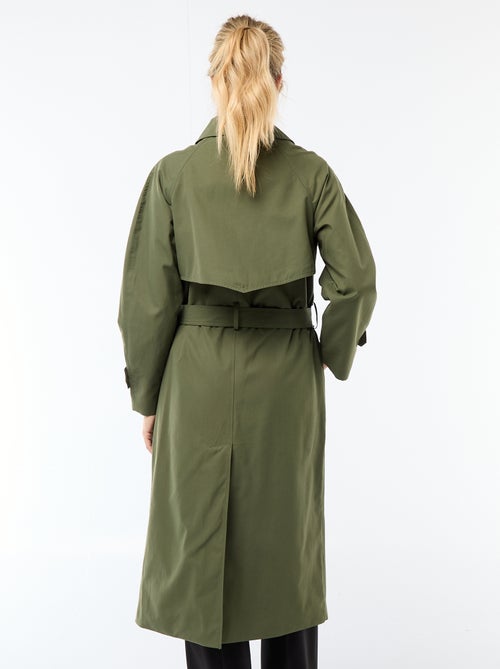 Trench lungo doppiopetto - Kiabi