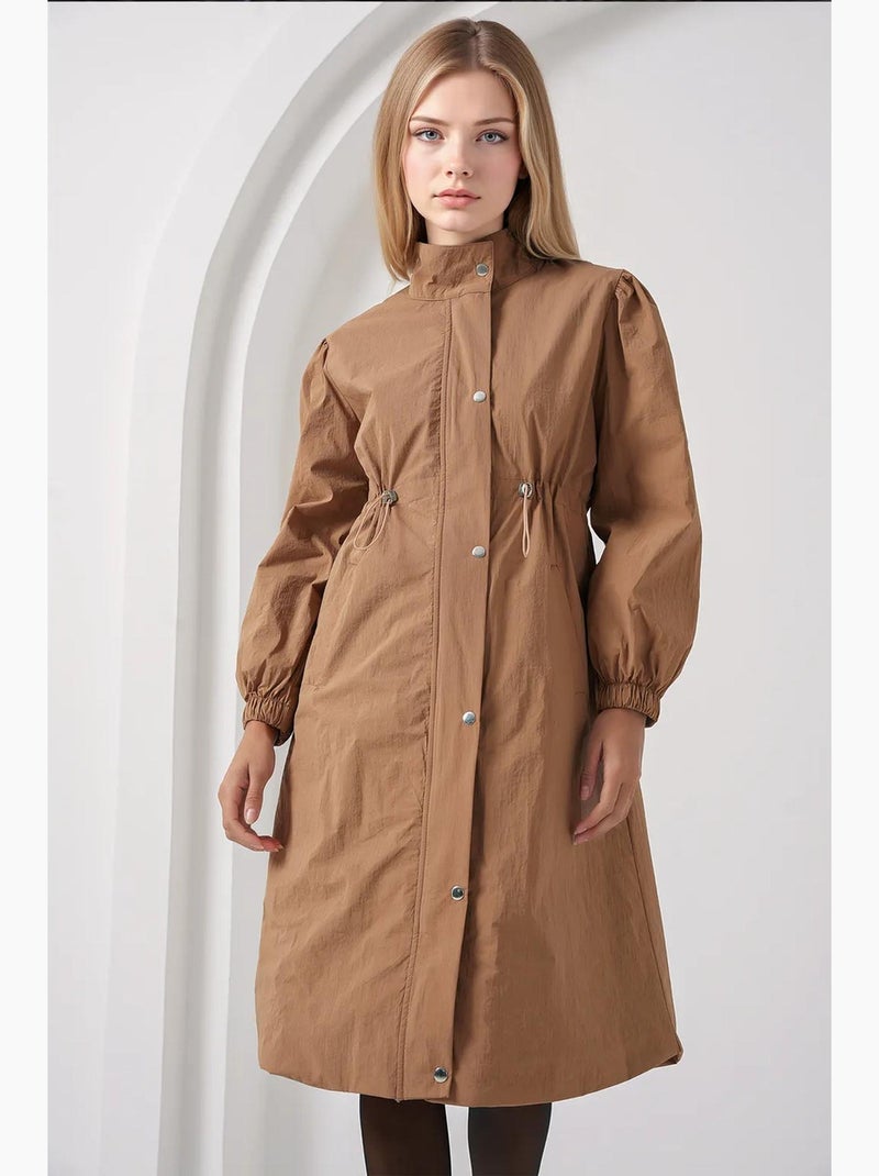 Trench lungo foderato bdart Cammello - Kiabi