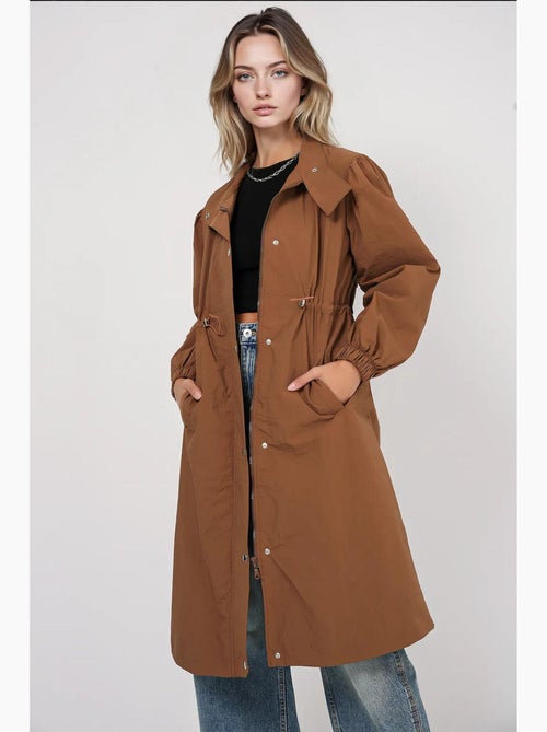 Trench lungo foderato bdart - Kiabi Trench lungo foderato bdart - Kiabi