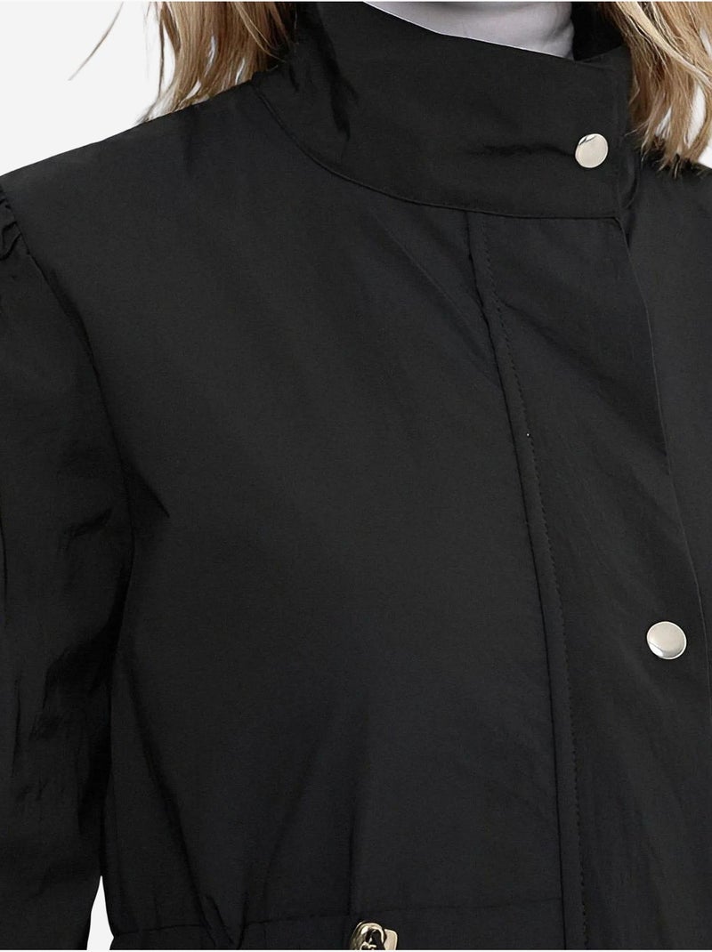 Trench lungo foderato bdart Nero - Kiabi