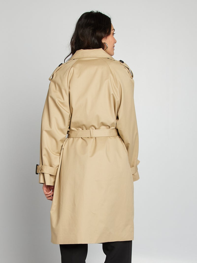 Trench midi BEIGE - Kiabi