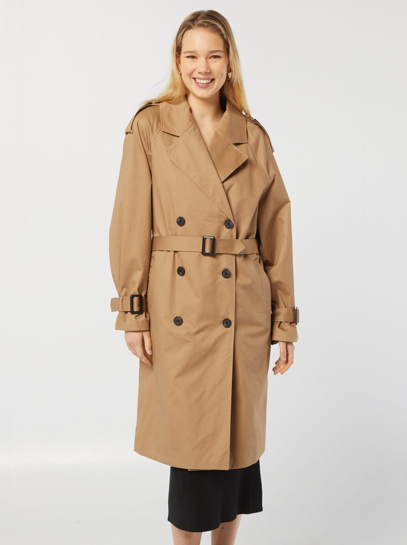 Trench midi BEIGE - Kiabi
