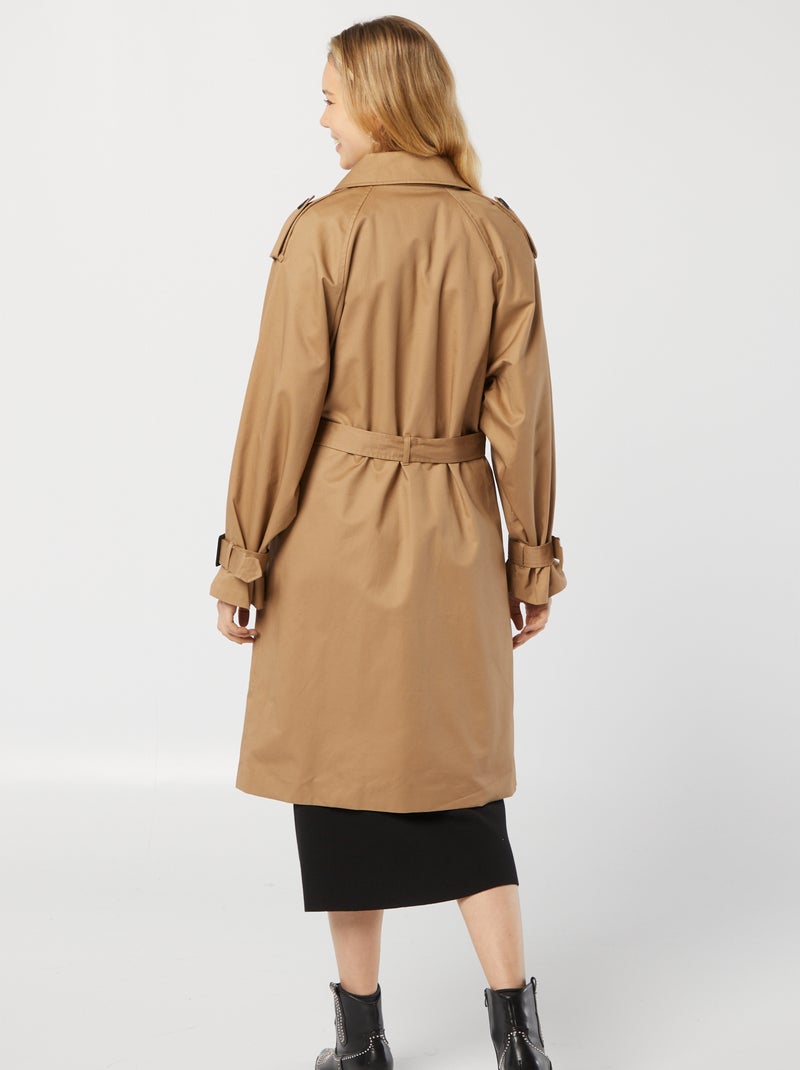 Trench midi BEIGE - Kiabi