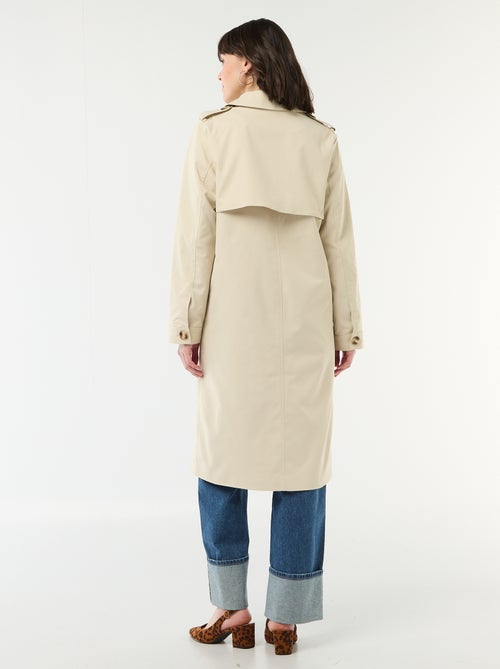 Trench midi con colletto a camicia - Kiabi