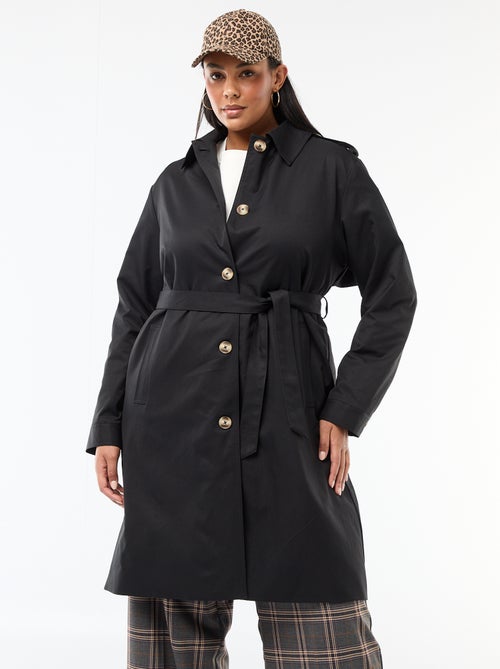 Trench midi con colletto a camicia - Kiabi Trench midi con colletto a camicia - Kiabi