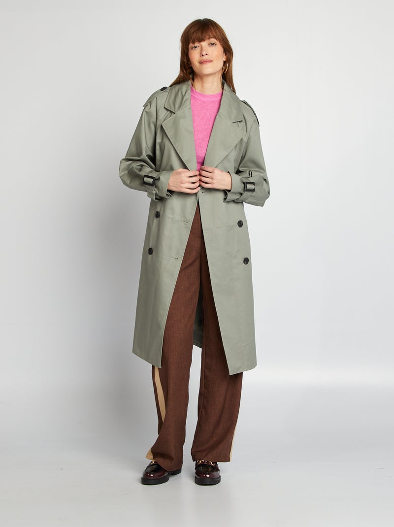 Trench midi VERDE - Kiabi