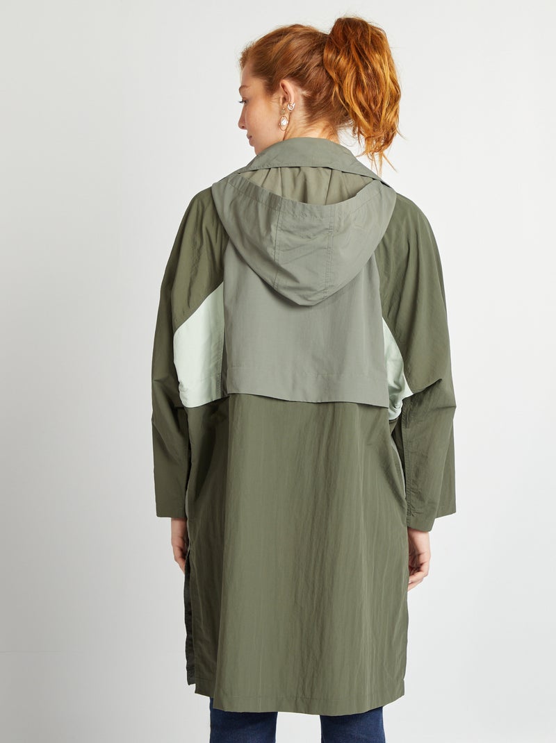 Trench oversize 2 in 1 KAKI - Kiabi