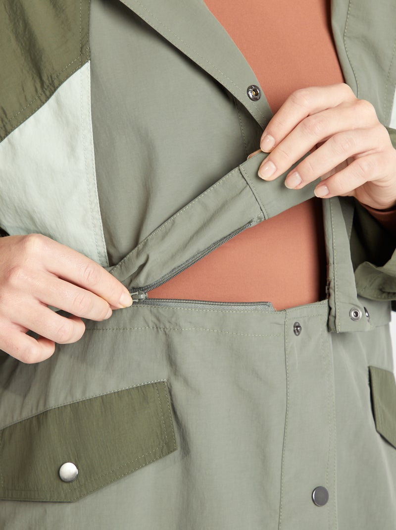 Trench oversize 2 in 1 KAKI - Kiabi