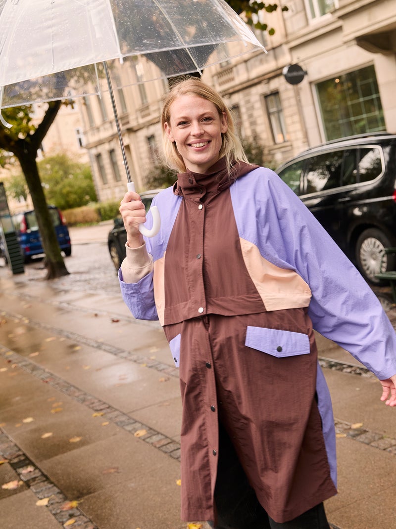 Trench oversize 2 in 1 MARRONE - Kiabi