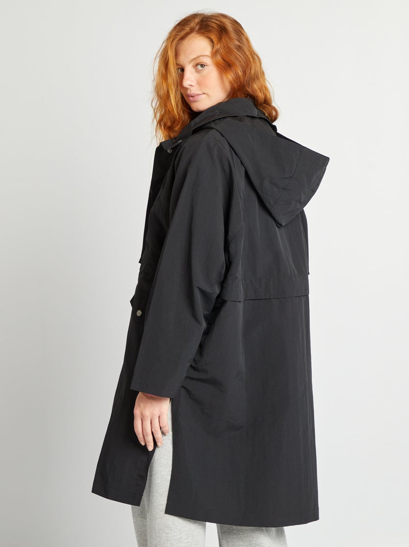 Trench oversize 2 in 1 nero - Kiabi