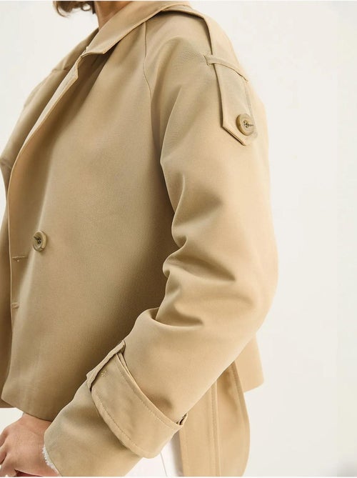 Trench oversize con chiusura a cintura lucci - Kiabi Trench oversize con chiusura a cintura lucci - Kiabi