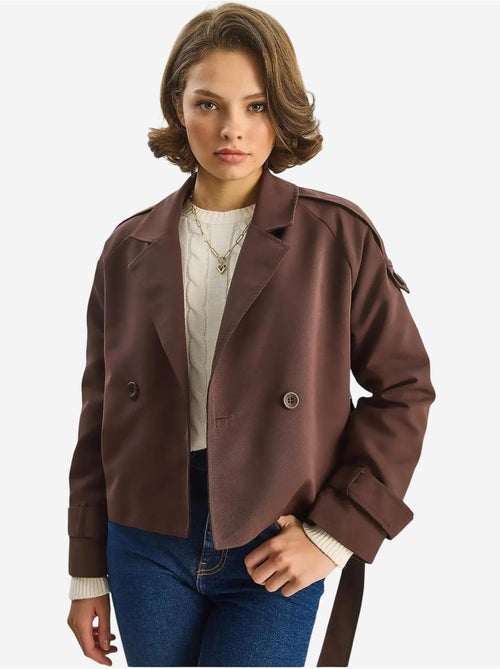 Trench oversize con chiusura a cintura lucci - Kiabi Trench oversize con chiusura a cintura lucci - Kiabi