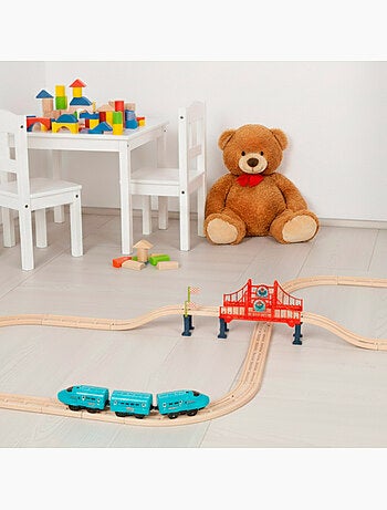 Trenino elettrico giocattolo da 43 pezzi con suono speed & go