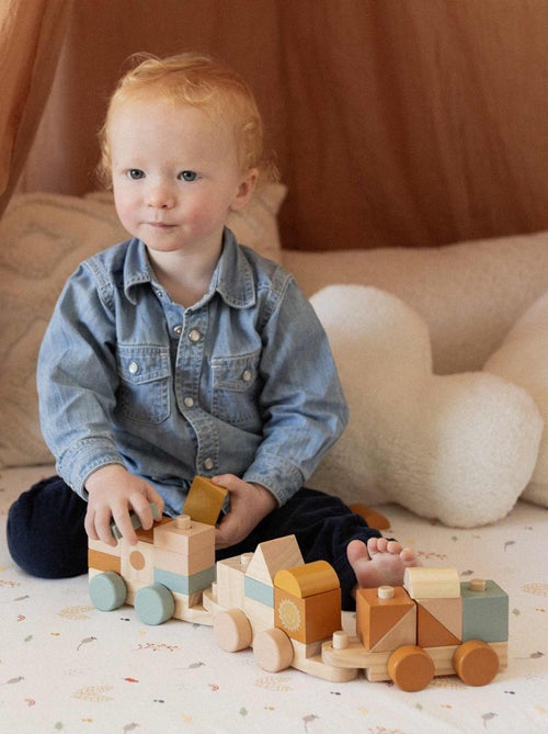Trenino in legno per bambini - Kiabi