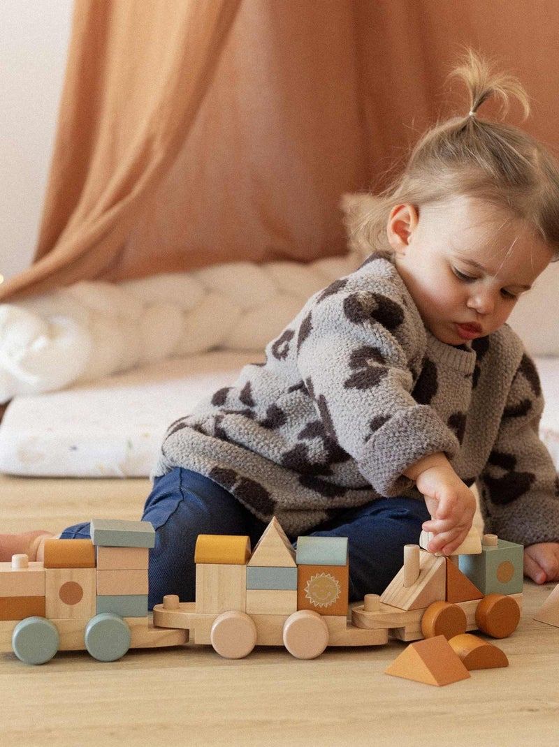 Trenino in legno per bambini Multicolore - Kiabi