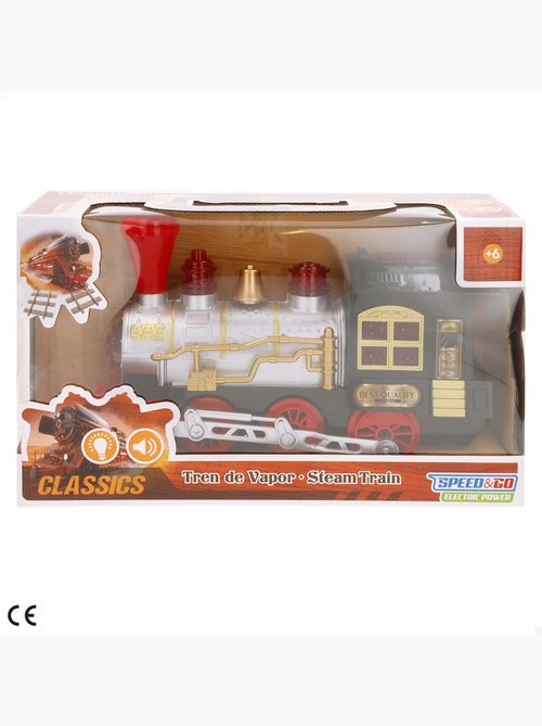 Treno a vapore con luci e suoni speed & go - Kiabi Treno a vapore con luci e suoni speed & go - Kiabi