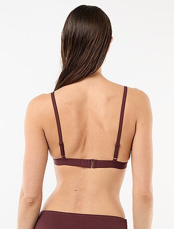 Triangolo da bagno con bordi in macramè
