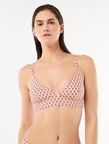 Triangolo da bagno stampato reversibile