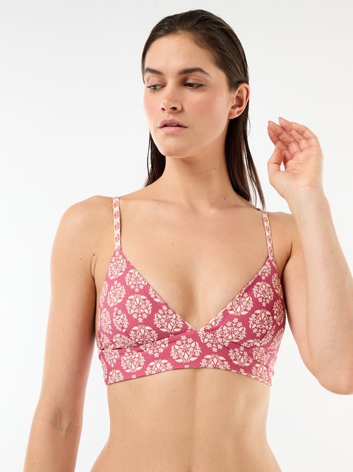 Triangolo da bagno stampato reversibile - Kiabi