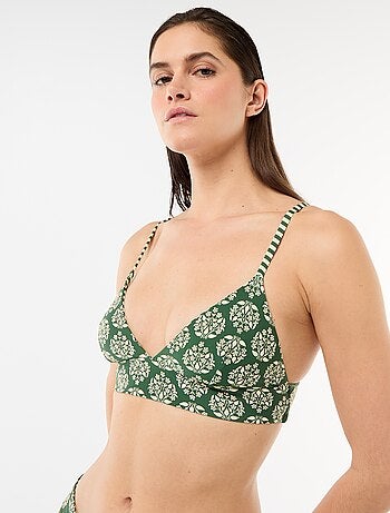 Triangolo da bagno stampato reversibile