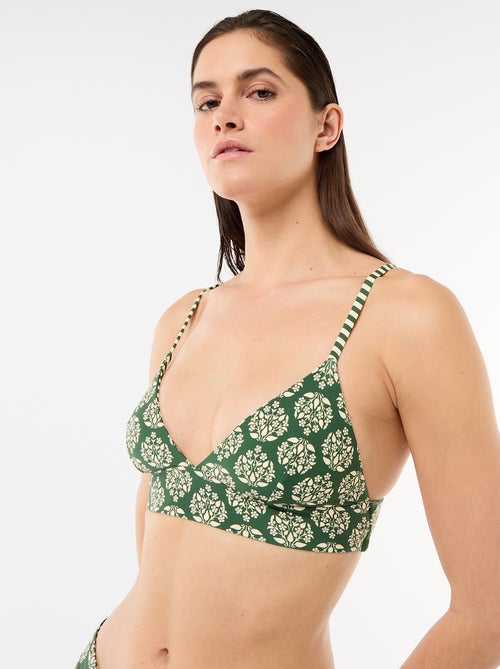 Triangolo da bagno stampato reversibile - Kiabi