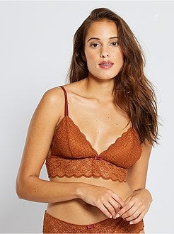 Triangolo pizzo imbottiture estraibili - Kiabi