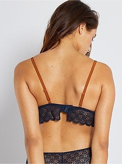 Triangolo pizzo imbottiture estraibili - Kiabi