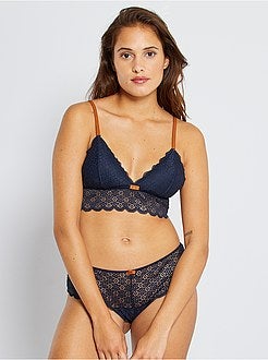 Triangolo pizzo imbottiture estraibili - Kiabi