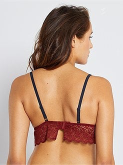 Triangolo pizzo imbottiture estraibili - Kiabi