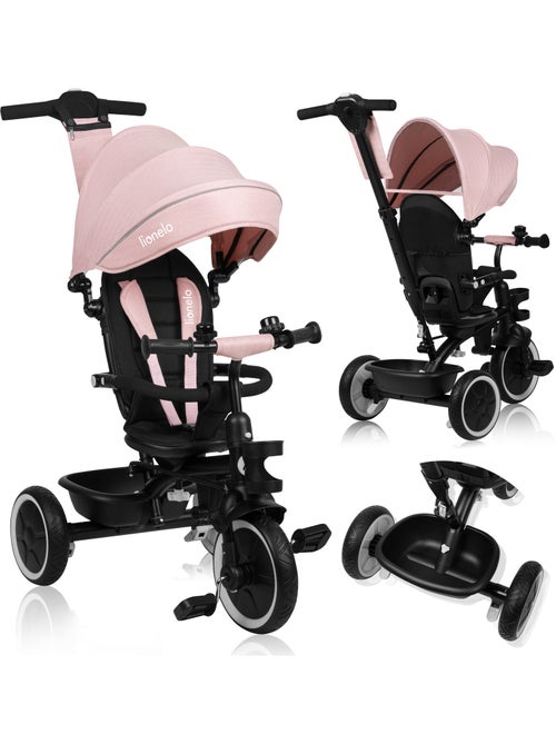 Triciclo convertibile lionelo berry 2 in 1 - passeggino/bicicletta - dai 9 mesi - campanello e porta - Kiabi Triciclo convertibile lionelo berry 2 in 1 - passeggino/bicicletta - dai 9 mesi - campanello e porta - Kiabi