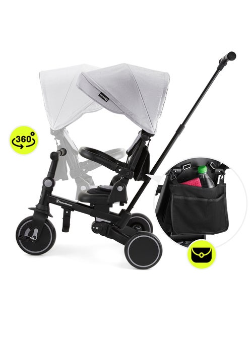 Triciclo convertibile TOBI FOREST 8 in 1 con manubrio regolabile, ruote in EVA e funzione passeggino - Kiabi