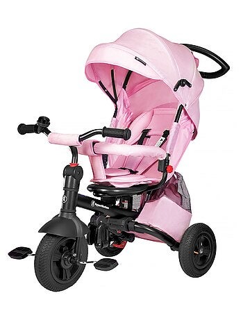 Triciclo Evolutivo 3 in 1 HyperMotion 12M-5A con Maniglione, Cappottina e Ruote Gonfiate