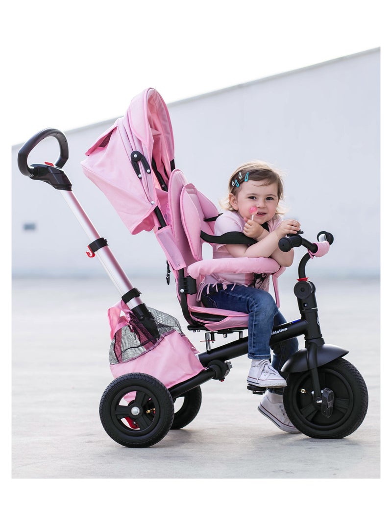Triciclo Evolutivo 3 in 1 HyperMotion 12M-5A con Maniglione, Cappottina e Ruote Gonfiate N/D - Kiabi