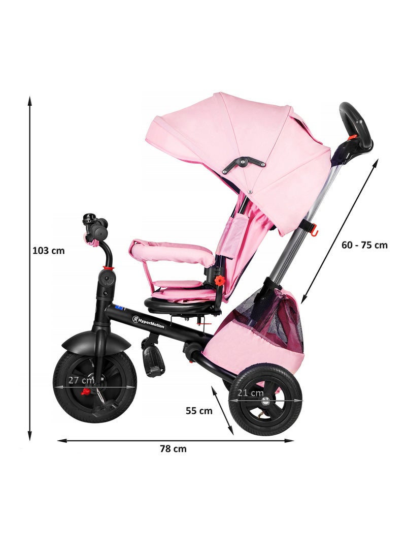 Triciclo Evolutivo 3 in 1 HyperMotion 12M-5A con Maniglione, Cappottina e Ruote Gonfiate N/D - Kiabi