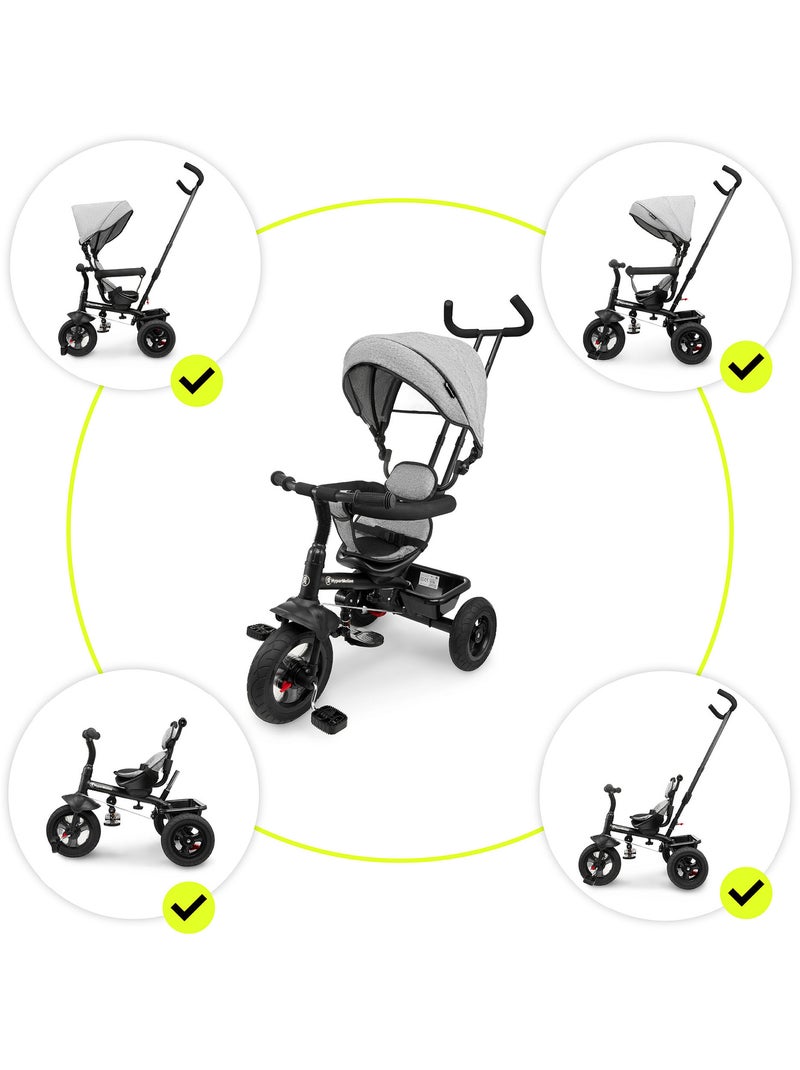Triciclo evolutivo 3 in 1 TOBI FREY con maniglione, ruote gonfiate e accessori N/D - Kiabi