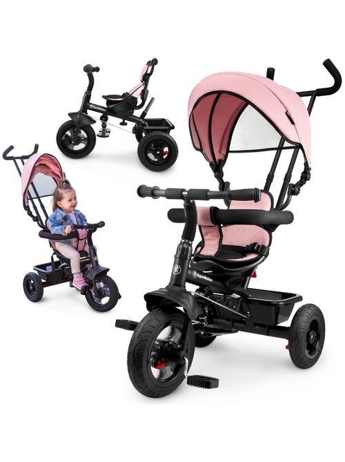 Triciclo evolutivo 3 in 1 TOBI FREY con maniglione, ruote gonfie e accessori per bambini 1-4 anni - Kiabi