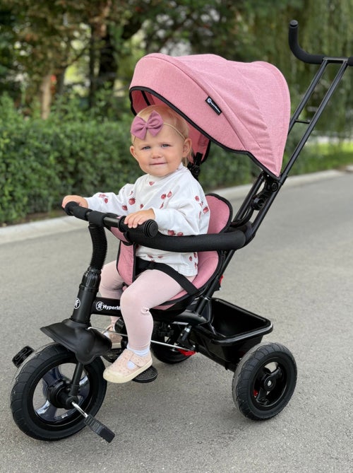 Triciclo evolutivo 3 in 1 TOBI FREY con maniglione, ruote gonfie e accessori per bambini 1-4 anni - Kiabi